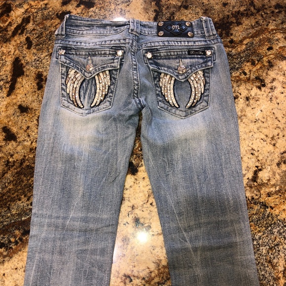 Miss Me Ankle Skinny Jeans MM Jeans Distressed 27 Women Girls Juniors Pretty - Picture 11 of 14